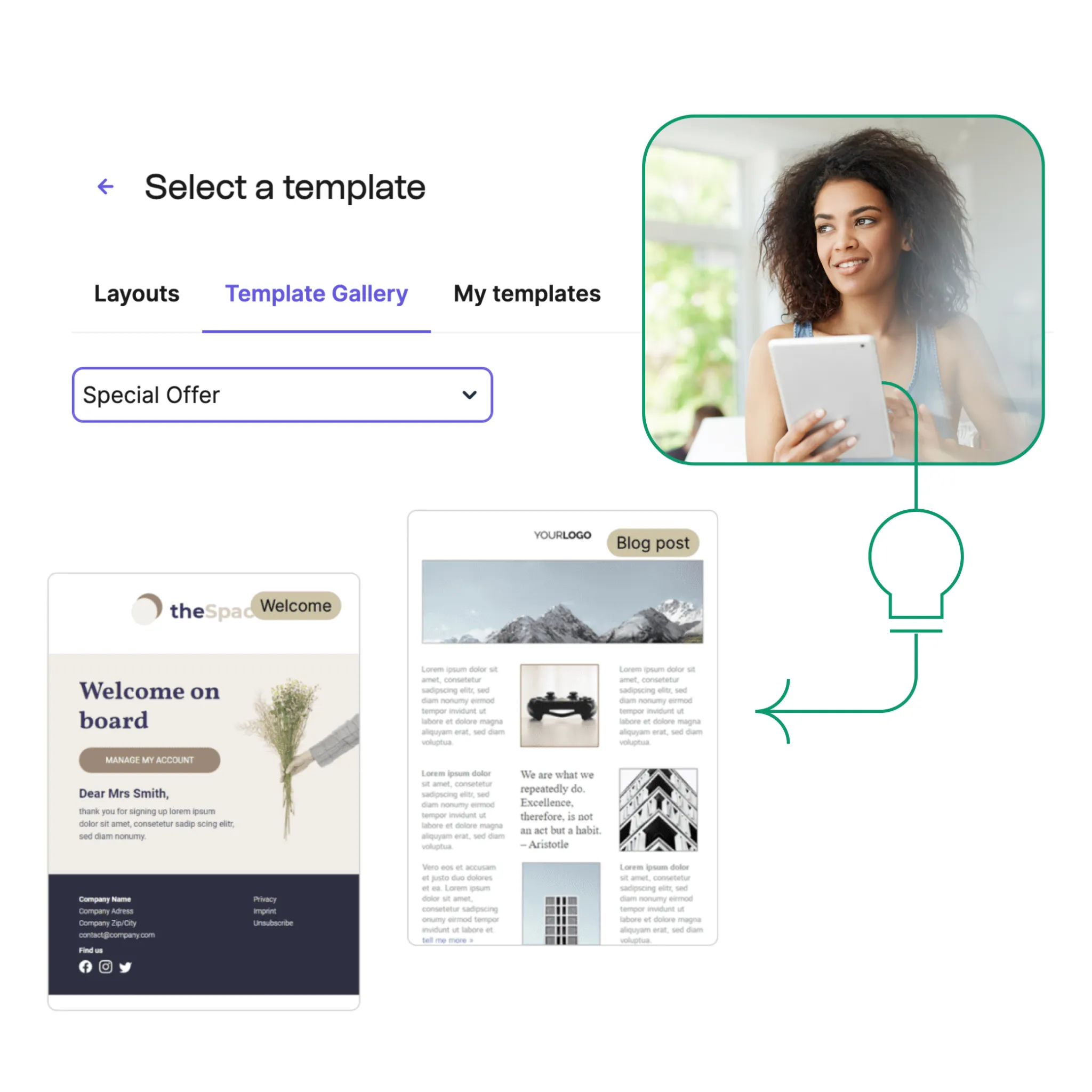 Easy-to-use-email-builder_bulk email service