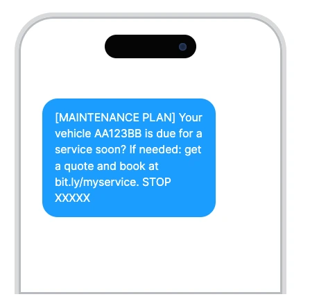 SMS Mockup