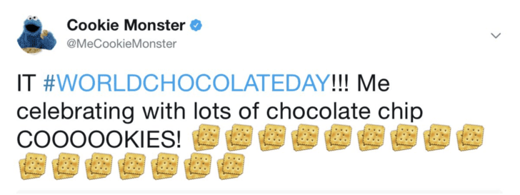 Les 'Cookies' de Samsung sont des crackers Emoji emailing : illustration de twitter avec samsung